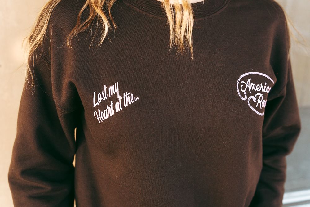 Lost My Heart at American Rodeo Sweatshirt