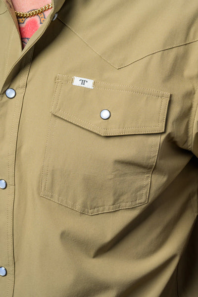 Ferrell - Khaki Short Sleeve Shirt