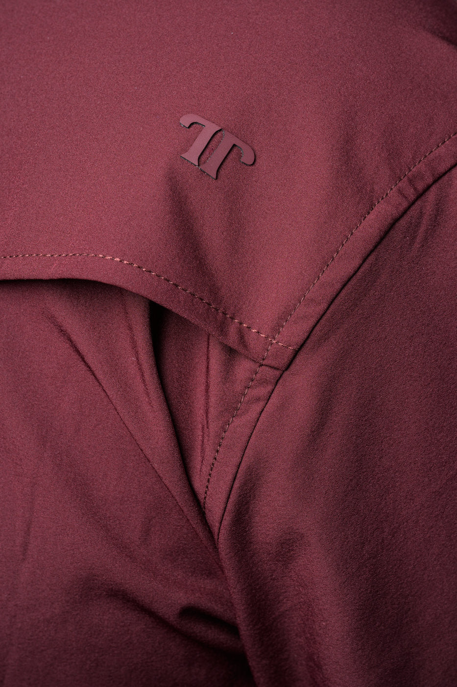 Ferrell - Maroon Long Sleeve Snap Shirt