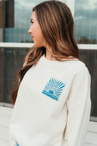 Horizon Sunday Sweatshirt Sea Salt GT251479S