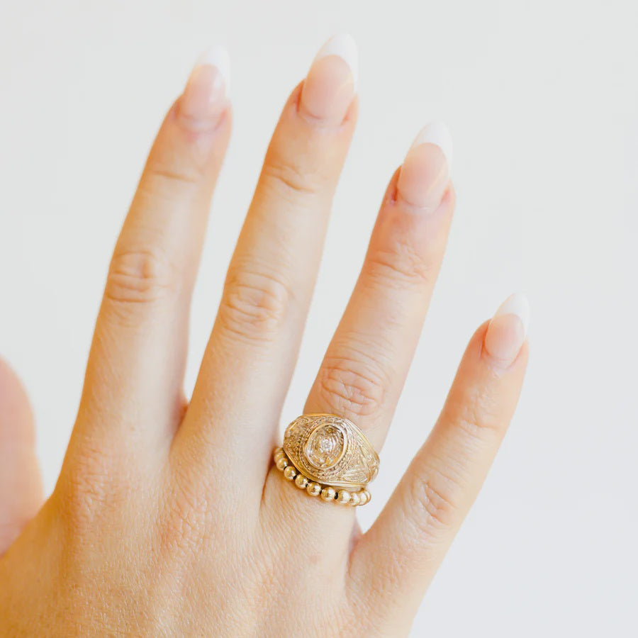 Lauren Gold Beaded Ring