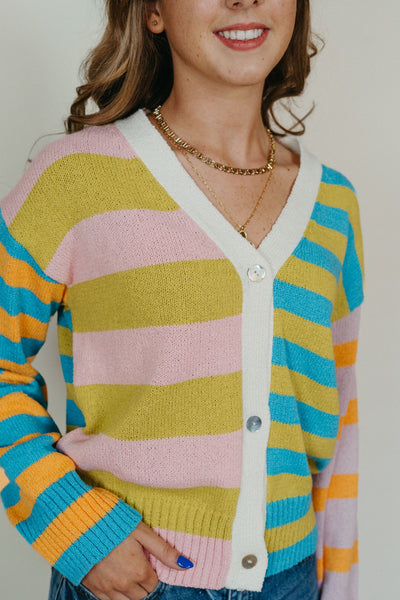 Flavia Multi Stripe Sweater 3232EK