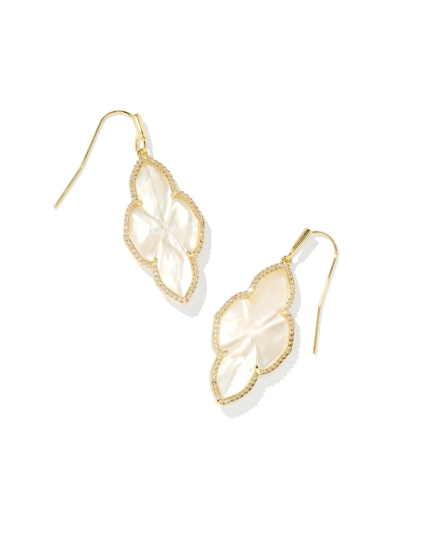 Kendra Scott Abbie Frame Drop Earring Gold