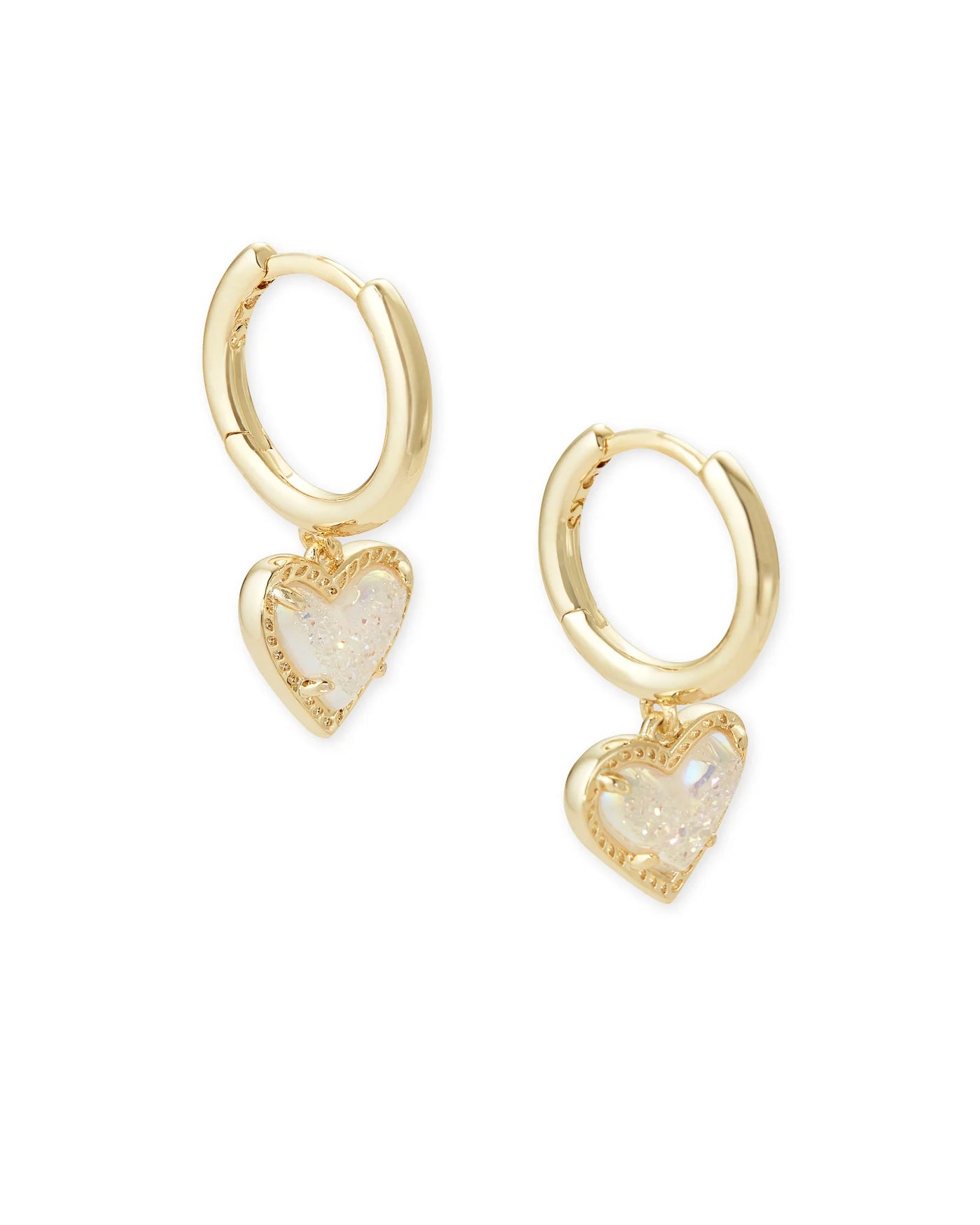 Kendra Scott Ari Heart Huggie Earring Gold