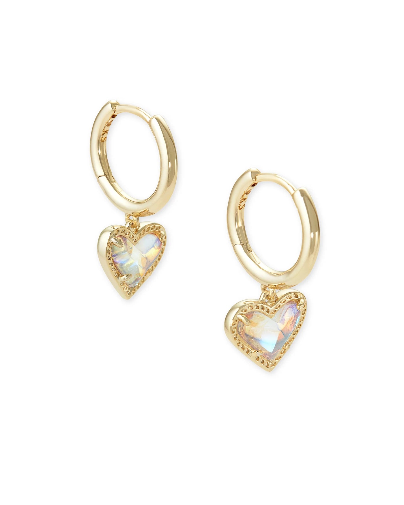 Kendra Scott Ari Heart Huggie Earring Gold