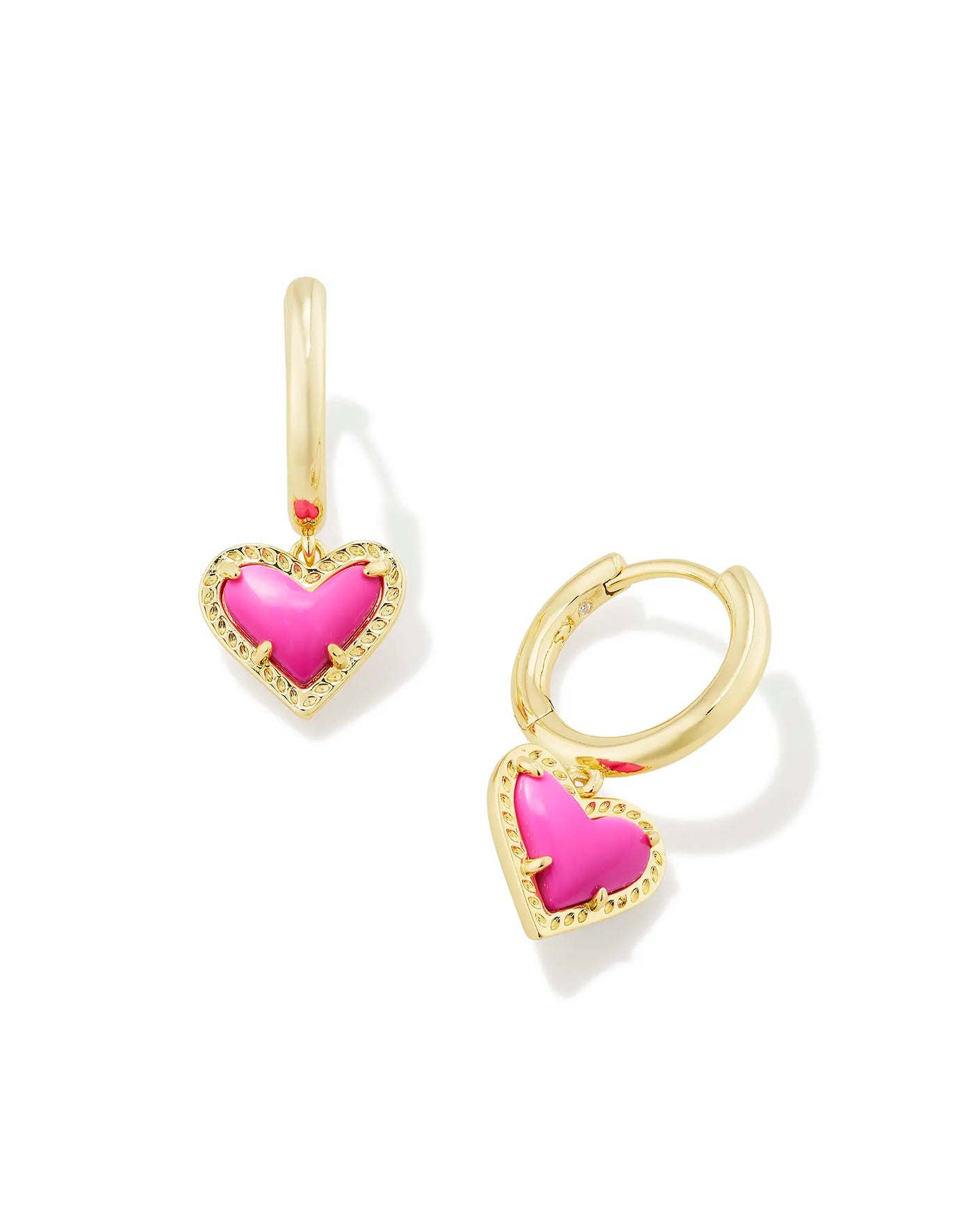 Kendra Scott Ari Heart Huggie Earring Gold