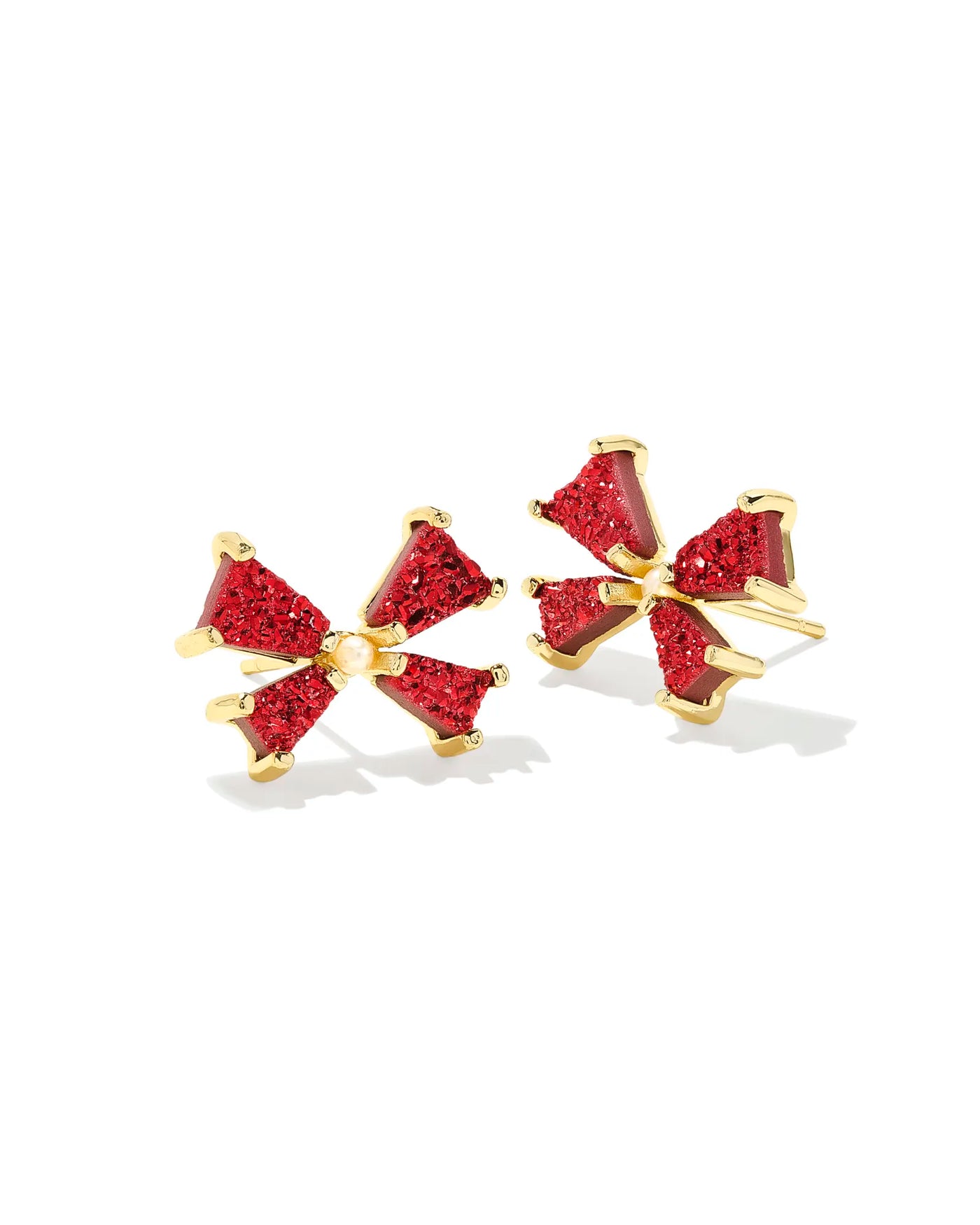 Kendra Scott Blair Small Bow Gold Studs