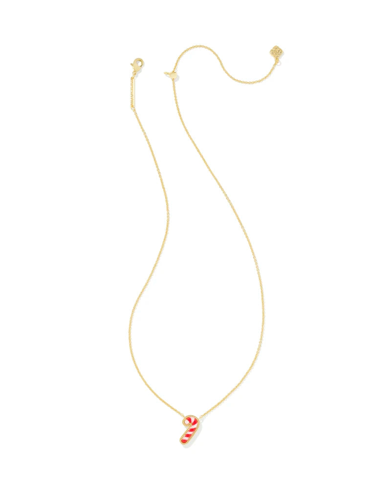 Kendra Scott Candy Cane Gold Necklace