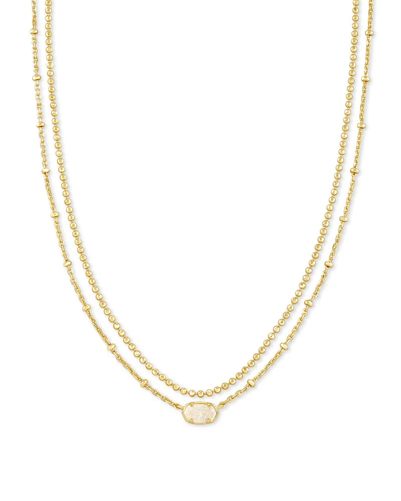 KS Emilie Multi Strand Gold Necklace