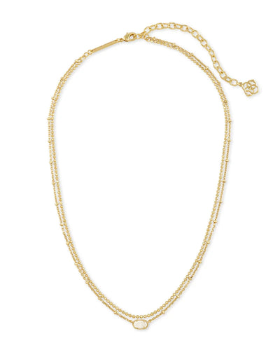 KS Emilie Multi Strand Gold Necklace