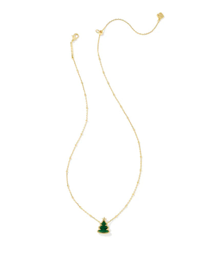 Kendra Scott Holiday Tree Gold Necklace