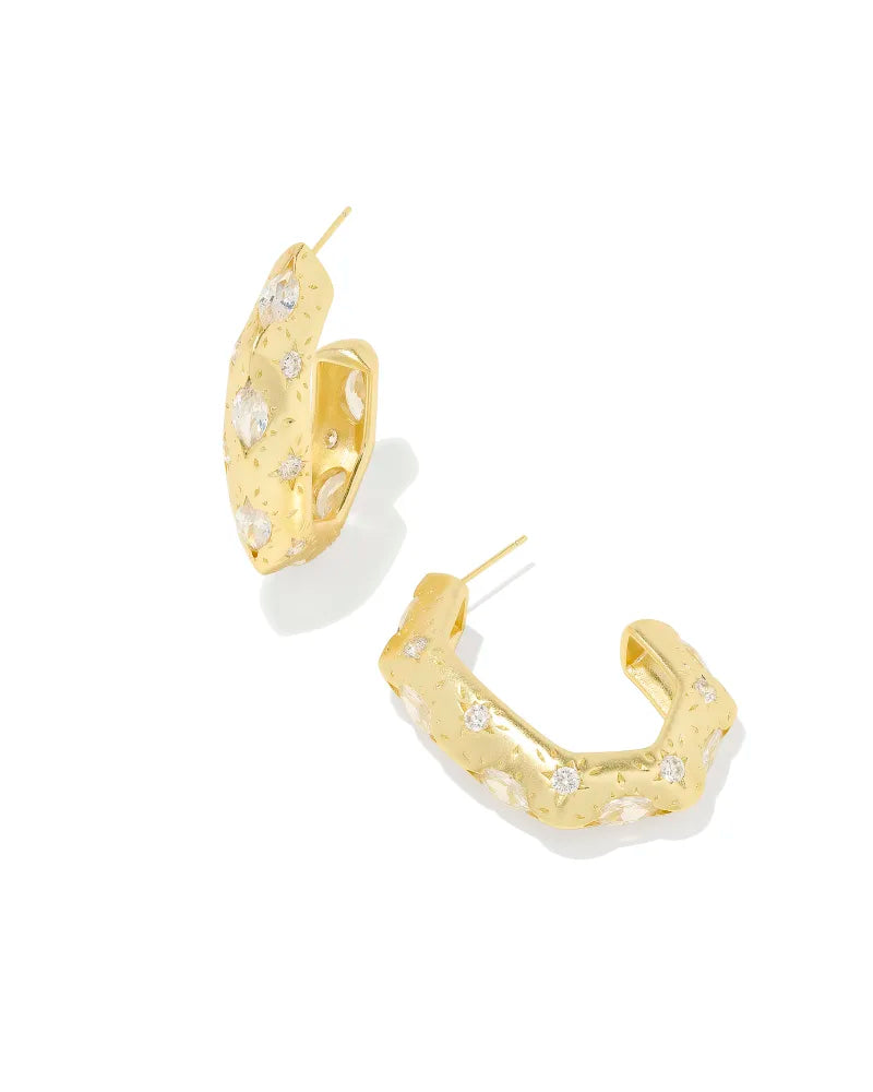 Kendra Scott Holland Hoop Earring Crystal