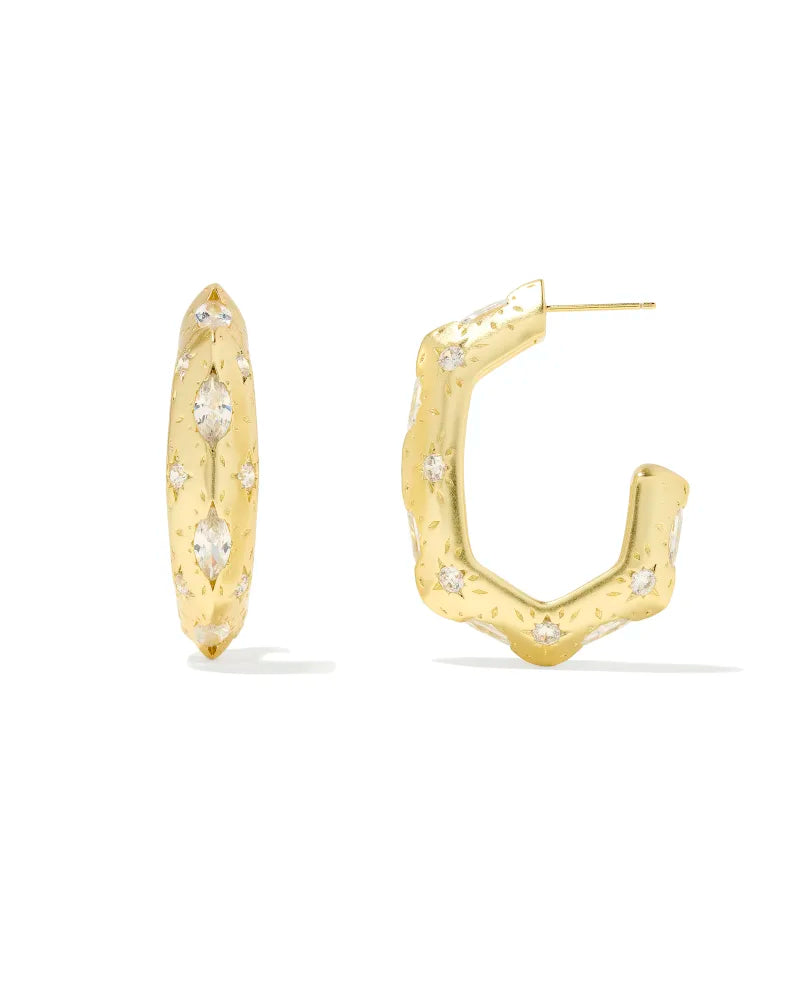 Kendra Scott Holland Hoop Earring Crystal