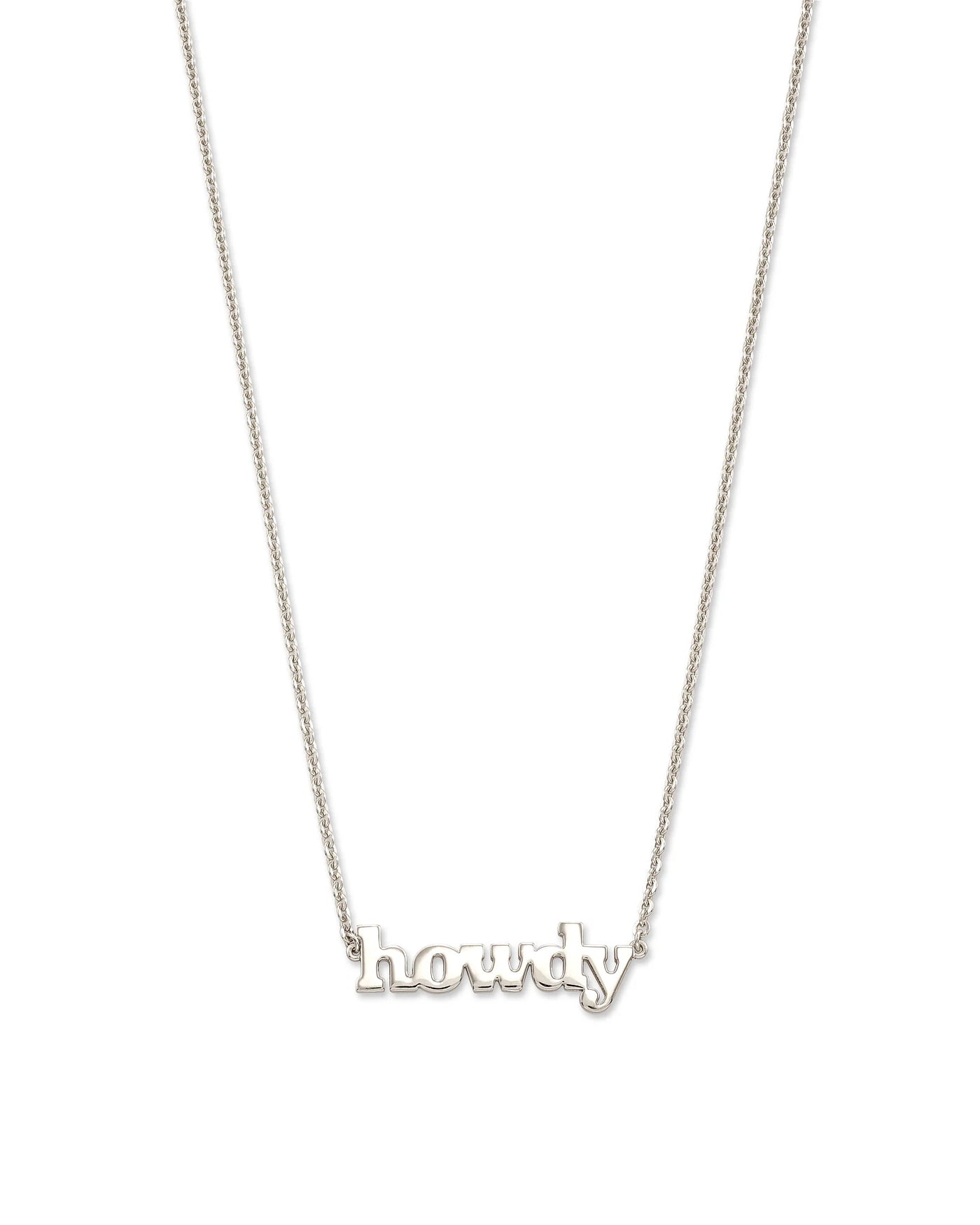 KS Howdy Pendant Necklace