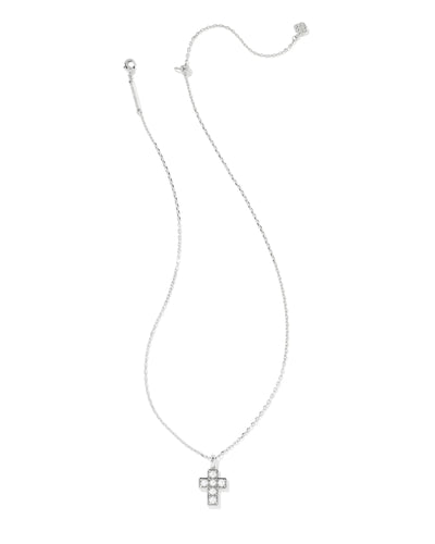 Kendra Scott Pearl Cross Pendant Necklace