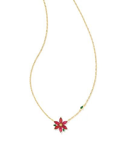 Kendra Scott Poinsettia Gold Necklace