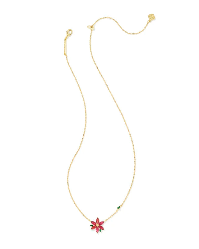 Kendra Scott Poinsettia Gold Necklace