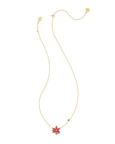 Kendra Scott Poinsettia Gold Necklace