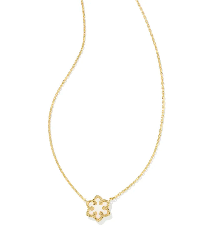 Kendra Scott Snowflake Pendant Gold