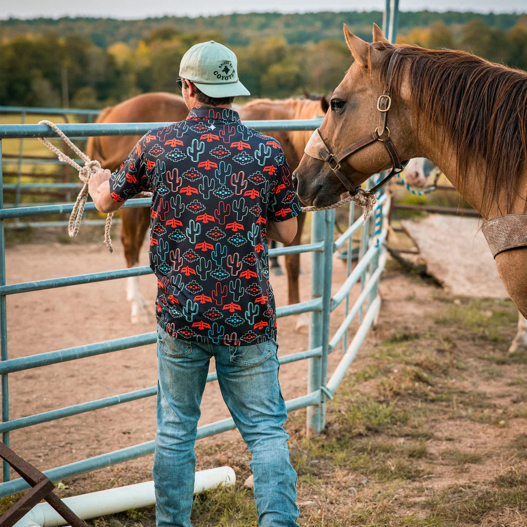 Raised by Coyotes Desert Cactus Nights Polo