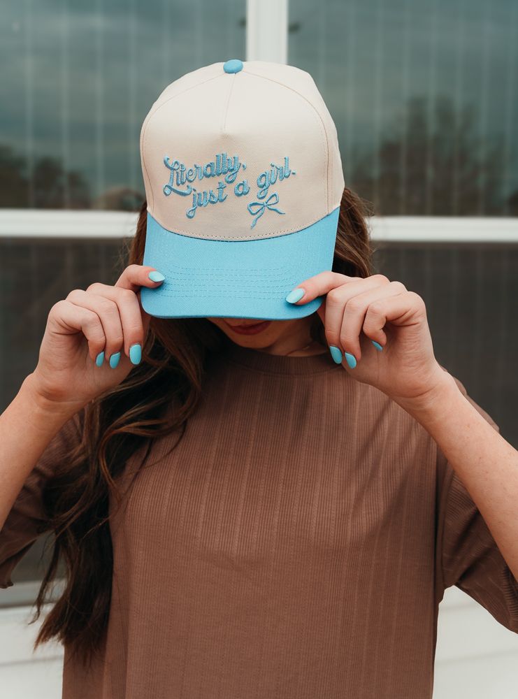 Literally Just a Girl Canvas Cap