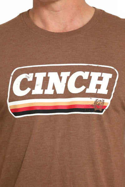 Cinch MNS Tee Brown MTT1690648