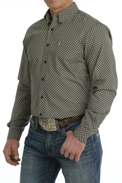 Cinch Blk LS Modern Shirt MTW1347098