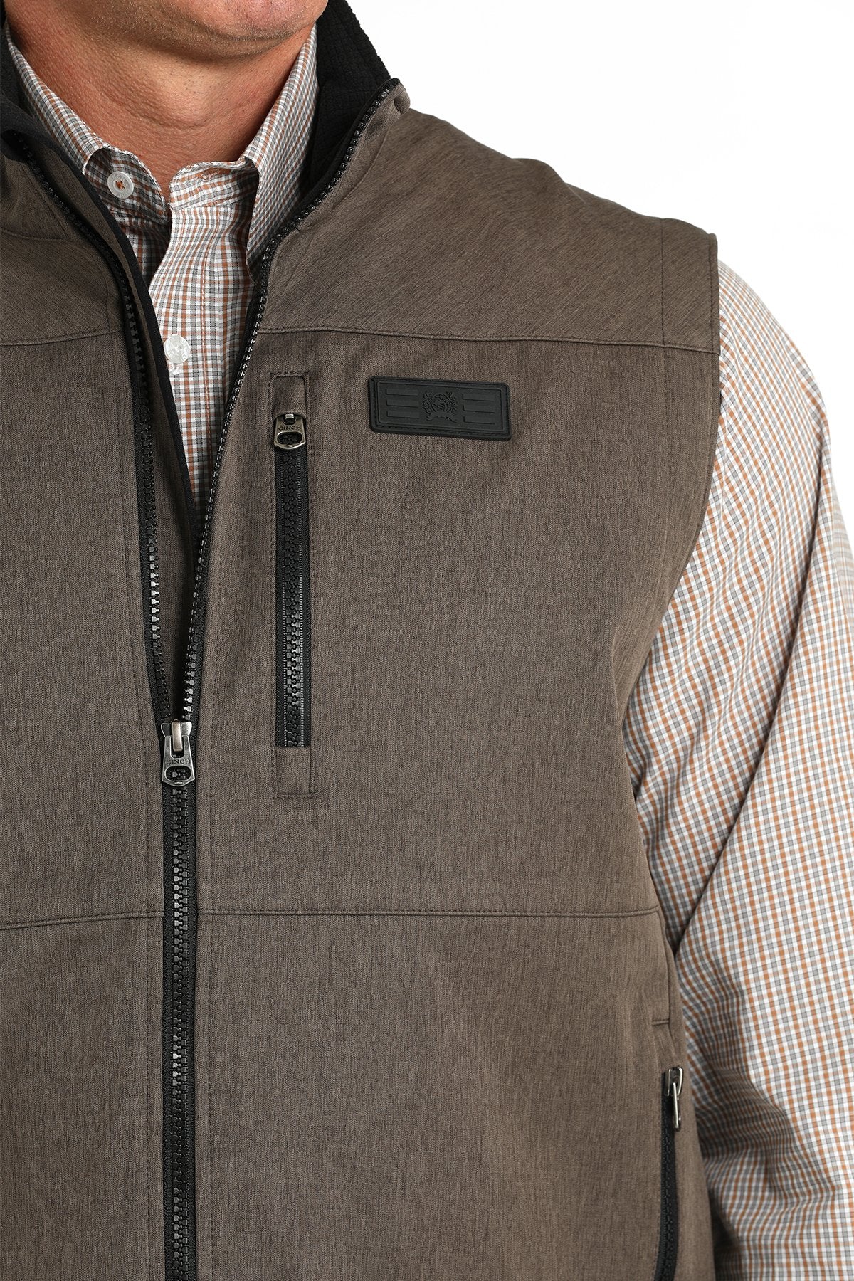 Cinch MNS Brown Bonded Vest MWV1515020