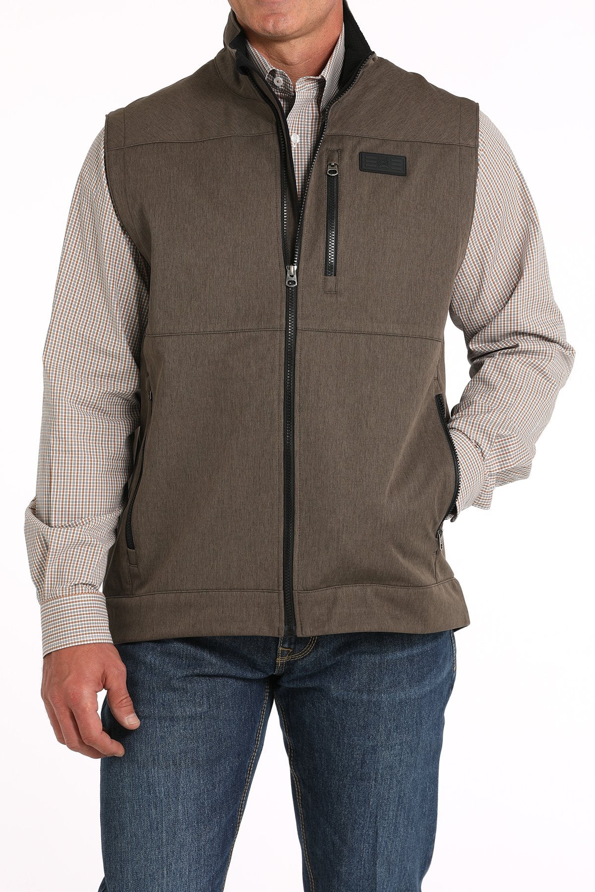 Cinch MNS Brown Bonded Vest MWV1515020