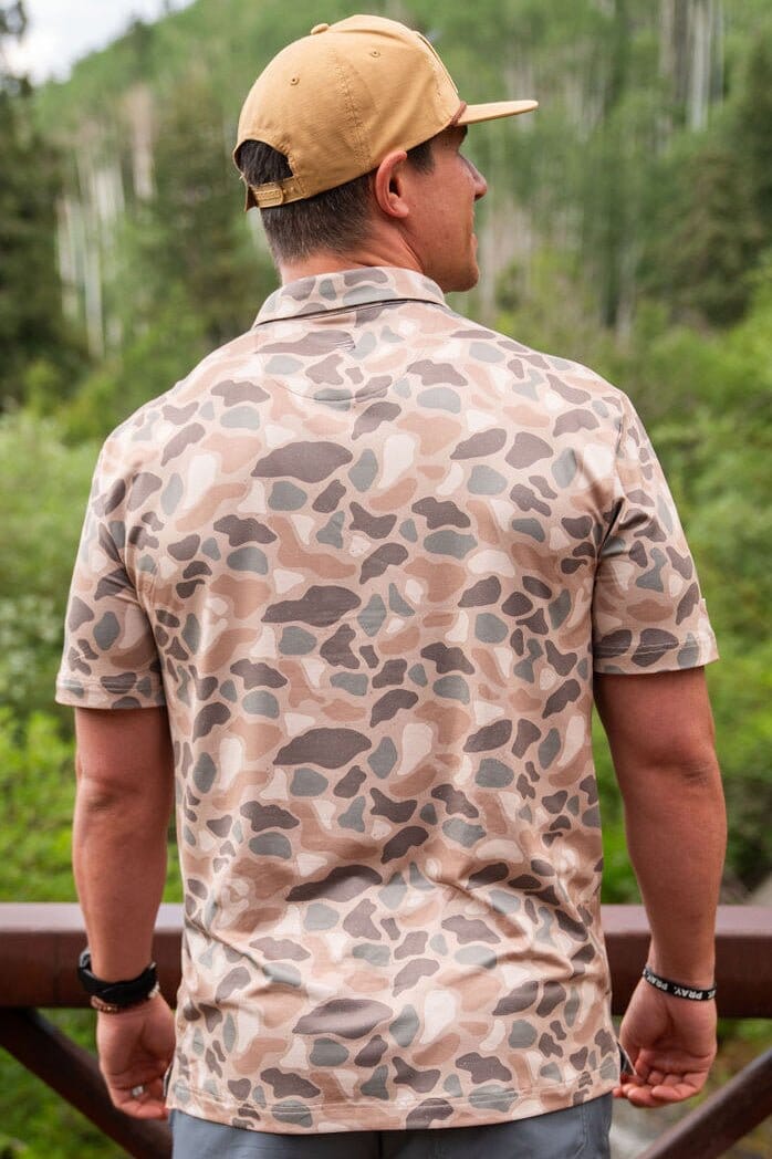 Burlebo Pintail Camo Performance Polo