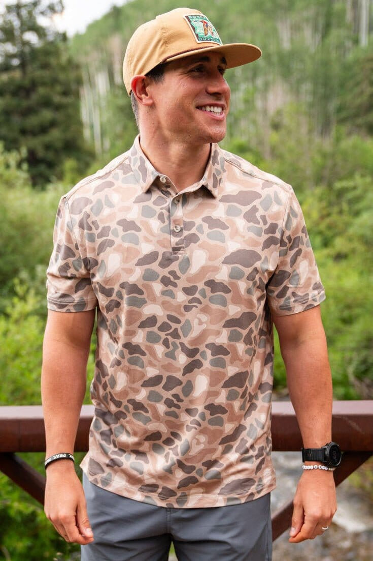 Burlebo Pintail Camo Performance Polo