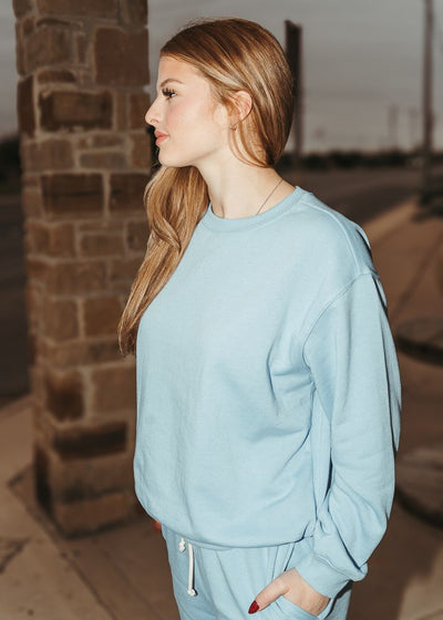 Boyfriend Sweatshirt Blue River ZT244529